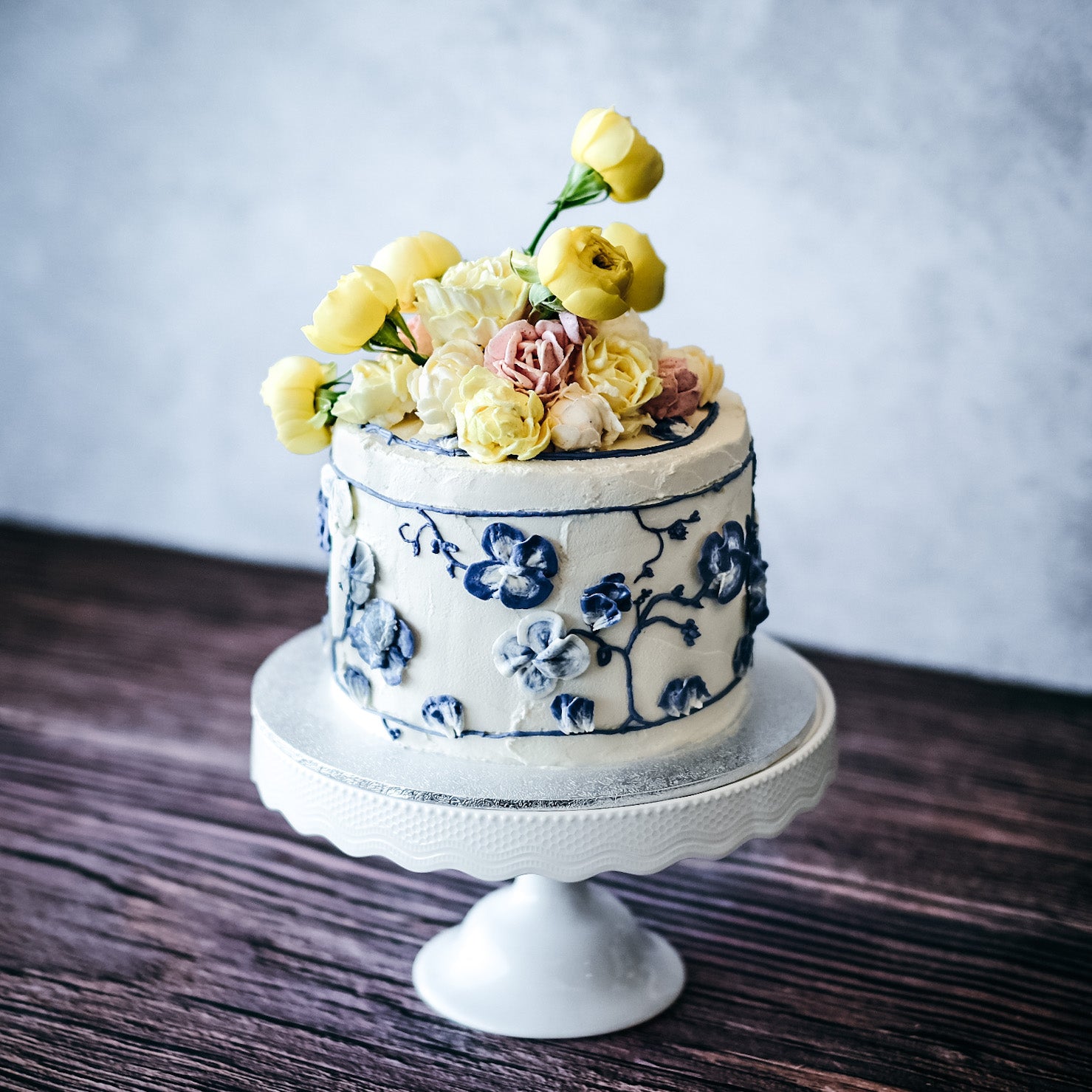 Buttercream Ginger Jar Cake