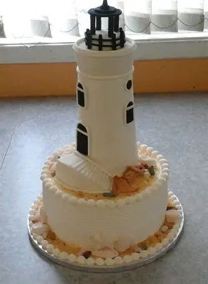 Lighthouse themed cake