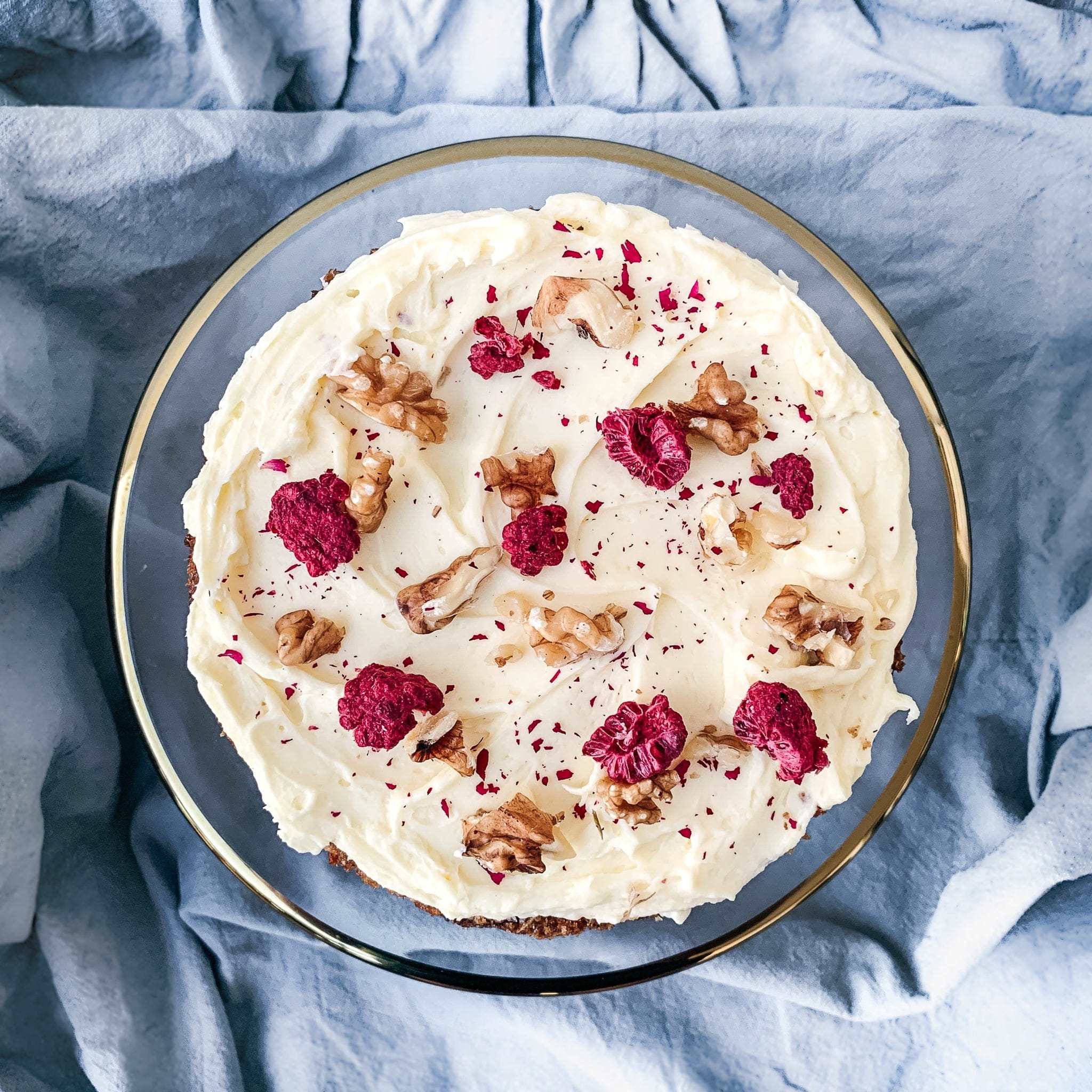 Gluten Free Egg Free Natural Carrot Cake Cake