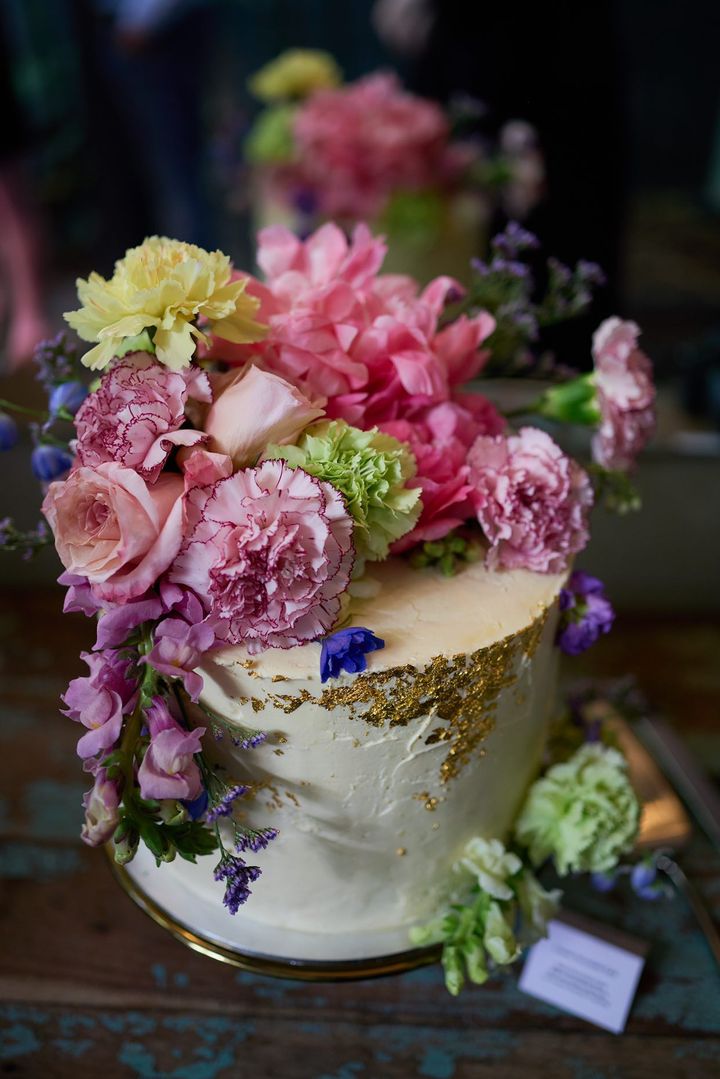 Floral Wedding Cake Perth