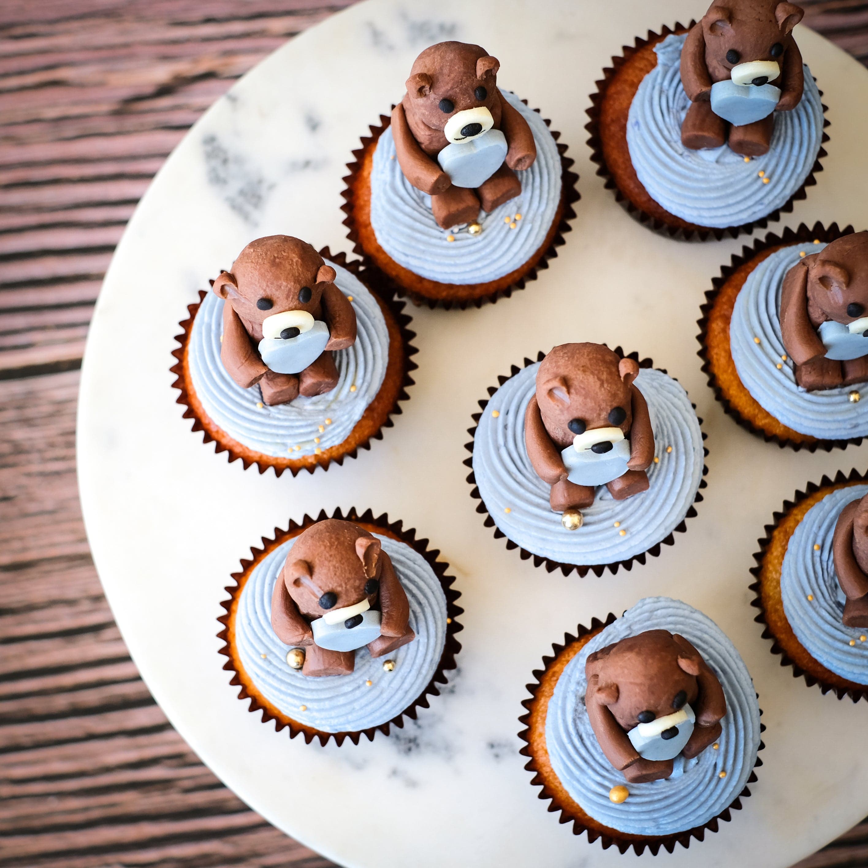 Teddy Bear Cupcakes - Cakey Cakes